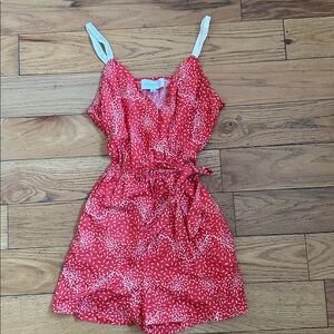 Corey Lynn Calter red romper